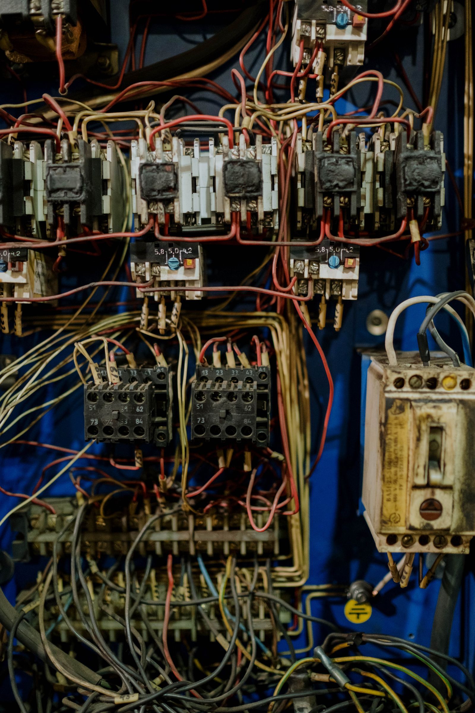 Industrial control panel wiring