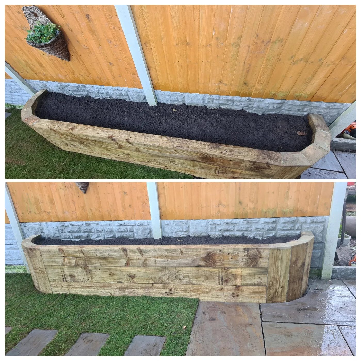 Raised sleeper planter, Till's Carpentry & Joinery Services